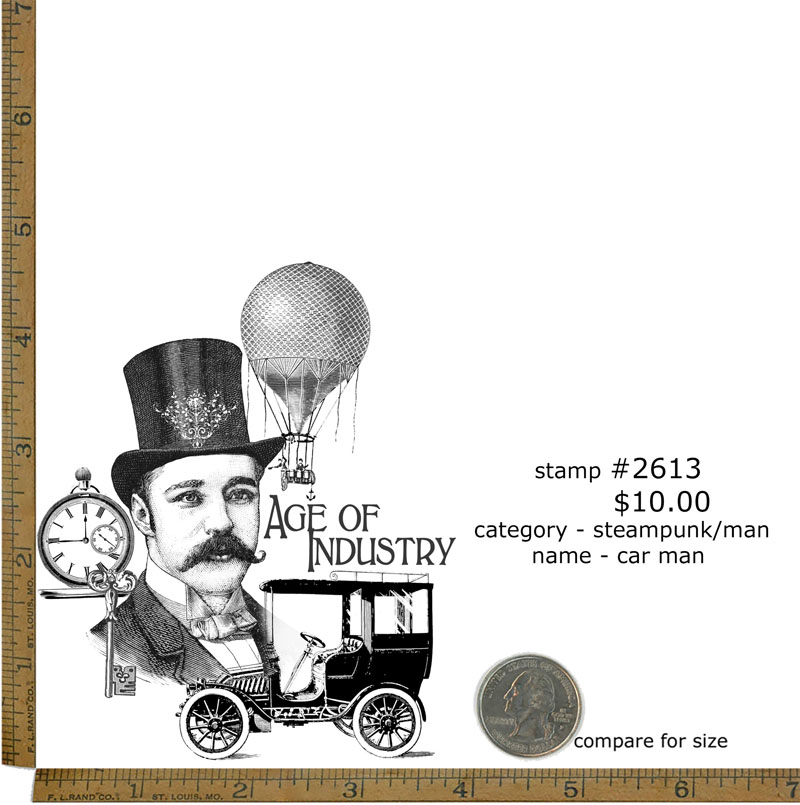 #2613 - Car Man - Steampunk/Man